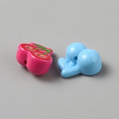 Opaque Acrylic Beads&nbsp;MACR-WH20003-24B