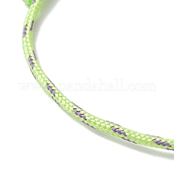 6Pcs 6 Colors Adjustable Polyester & Spandex Cord Bracelets for Men Women&nbsp;BJEW-JB12092