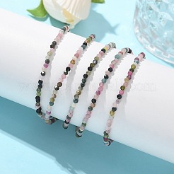 Natural Multicolor Tourmaline Bead Bracelets&nbsp;BJEW-JB04555-06