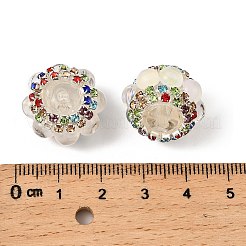 Sparkling Acrylic Rhinestone Round Beads&nbsp;OACR-NH0002-01A-05