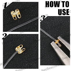 300Pcs 2 Colors 304 Stainless Steel Bead Tips&nbsp;STAS-BBC0010-16