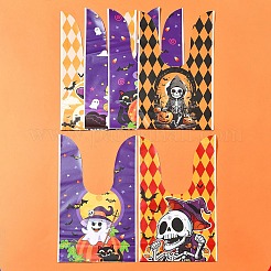 60Pcs 2 Styles Rabbit Shaped Halloween Candy Plastic Bags&nbsp;ABAG-FS0001-06