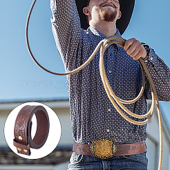 1Pc Imitation Leather Men's Chain Belts&nbsp;AJEW-CL0002-13B