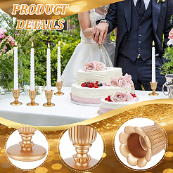 24Pcs Resin Candle Holder&nbsp;AJEW-WA0003-83