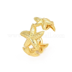 Brass Cuff Rings for Women&nbsp;RJEW-H256-17B-G