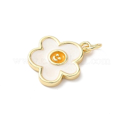 Brass Enamel Pendants&nbsp;KK-L239-052B-G