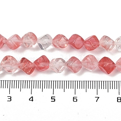 Cherry Quartz Glass Beads Strands&nbsp;G-A257-A08-01