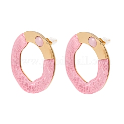 304 Stainless Steel & Acrylic Stud Earrings for Women&nbsp;EJEW-A164-07G
