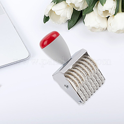 Adjustable Date Plastic Number Stamp&nbsp;AJEW-WH0248-567