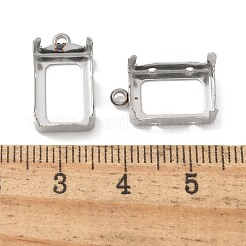 304 Stainless Steel Pendant Cabochos&nbsp;STAS-C117-04B-P