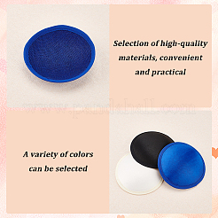 3Pcs 3 Colors Polyester Round Fascinator Hat Base for Millinery&nbsp;AJEW-FG0002-76