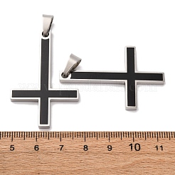 304 Stainless Steel Saint Peter's Cross Pendants&nbsp;STAS-C132-01P