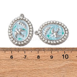 304 Stainless Steel Enamel Pendants&nbsp;STAS-P406-27B-P