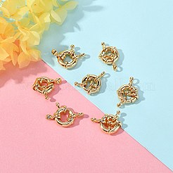 Brass Spring Ring Clasps&nbsp;KK-SZ0005-31-NF
