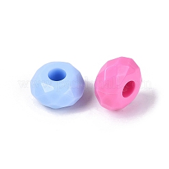 Opaque Plastic European Beads&nbsp;KY-N025-16