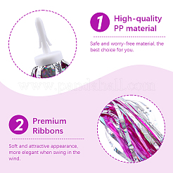 Kids Plastic Tassel Ribbon&nbsp;AJEW-CN0006-63B