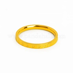 Heart Pattern 201 Stainless Steel Finger Rings&nbsp;FS-WG2B97B-01