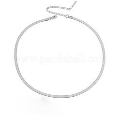 304 Stainless Steel Snake Chain Necklaces for Women&nbsp;WG80FEF-24