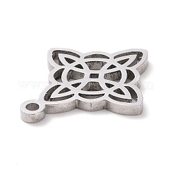 Non-Tarnish 304 Stainless Steel Hollow Pendants&nbsp;STAS-P313-03P