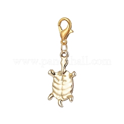 Tortoise Alloy Enamel Pendant Decorations&nbsp;HJEW-JM00887