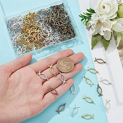 90Pcs 15 Styles Tibetan Style Alloy Pendants&nbsp;TIBE-NB0001-12