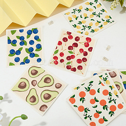10Pcs 5 Styles Wood Pulp Cotton Cleaning Cloth&nbsp;AJEW-MA0001-35A
