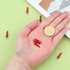 Brass Enamel Pendants&nbsp;PALLOY-H003-1