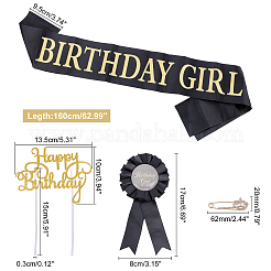 Birthday Crown Shoulder Strap Sets&nbsp;AJEW-WH0162-94