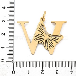 Ion Plating(IP) 201 Stainless Steel Pendants&nbsp;STAS-N103-184G-W