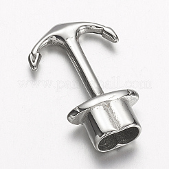 Non-Tarnish 304 Stainless Steel Anchor Hook Clasps&nbsp;LS-STAS-D166-98P