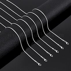 Brass Round Snake Chain Necklace Making&nbsp;NJEW-PH0001-19