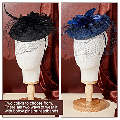 2 Sets 2 Colors  Mesh Veil Hair Bands&nbsp;MRMJ-GA0001-24