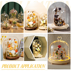 Glass Dome Cover&nbsp;DIY-WH0504-317C