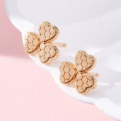 Brass Stud Earrings&nbsp;EJEW-D288-11G