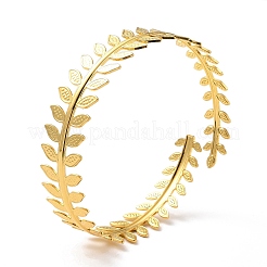 Leaf Upper Arm Cuff Band&nbsp;LS-AJEW-G033-02G