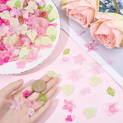 DIY Flower Leaf Findings Kits&nbsp;DIY-BM0001-12A