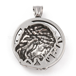 304 Stainless Steel Pendants&nbsp;STAS-A083-24AS