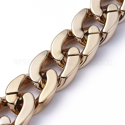 Handmade CCB Plastic Curb Chains&nbsp;AJEW-JB00633
