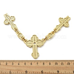 Rack Plating Brass Micro Pave Clear Cubic Zirconia Big Pendants&nbsp;KK-Z067-04G
