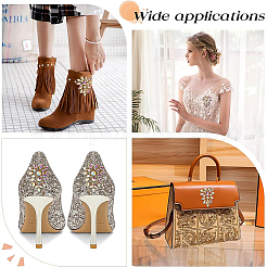 2Pcs Glass Rhinestone Appliques&nbsp;DIY-BC0005-92