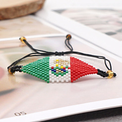 Glass Seed Bead Link Bracelets&nbsp;QZ1731