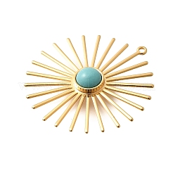 Synthetic Turquoise Pendants&nbsp;KK-Z092-02G