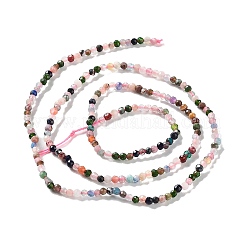 Natural Mixed Gemstone Beads Strands&nbsp;G-F619-21-2mm