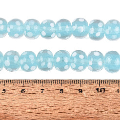 Handmade Lampwork Beads Strands&nbsp;LAMP-N037-05B