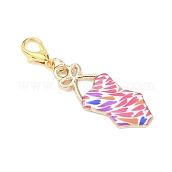 Alloy Enamel Bikini Pendant Decorations&nbsp;HJEW-JM04370