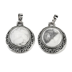 Natural & Synthetic Mixed Gemstone Half Round Pendants&nbsp;PALLOY-R159-01AS