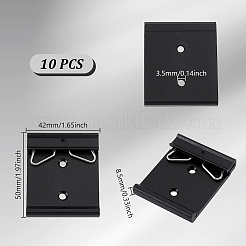 10Pcs Aluminium Alloy DIN Rail Mounting Clip Mounting Bracket&nbsp;FIND-GA0006-85
