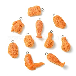 40Pcs 8 Styles Resin Pendants&nbsp;CRES-CJ0001-91