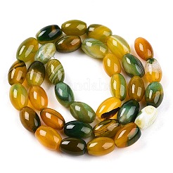 Dyed Natural Agate Beads Strands&nbsp;G-T141-15B-01