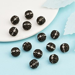 Brass Rhinestone Beads&nbsp;RB-A011-12mm-01AB-NF